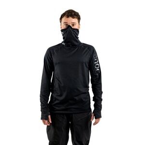 Burton Anon MFI LT Performance Long Sleeve Face Cover Base Layer Men Sz L Black